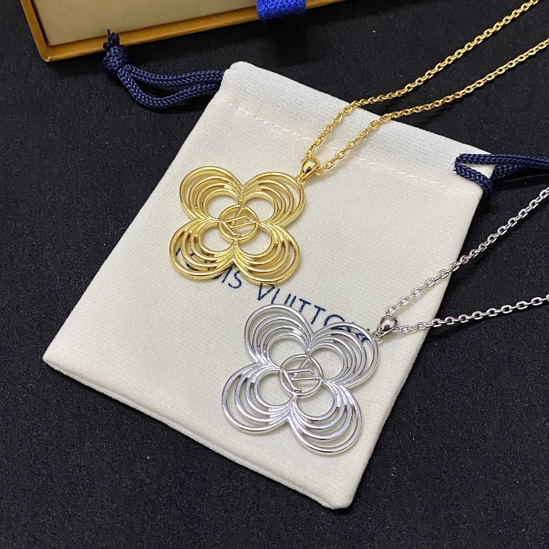 Louis Vuitton Gold Flower Necklace